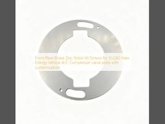 Disque de frein avant/arrière avec vis pour véhicule à énergie nouvelle EU260 Compresseur A/C Plaque de soupape avec personnalisation