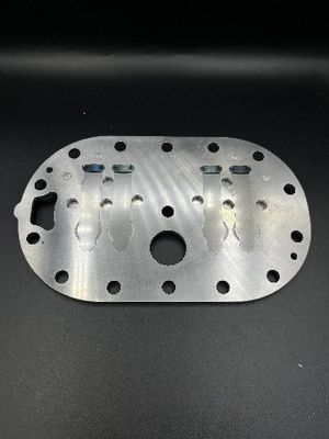 Plaque de soupape de compresseur originale en argent personnalisée