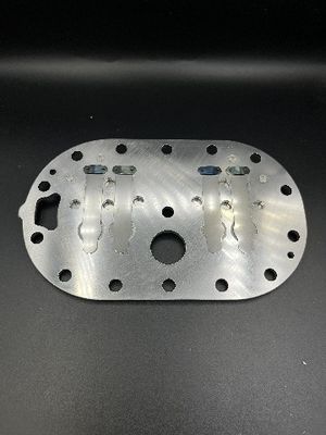 Coulée en acier inoxydable plaque de vanne de compresseur ronde personnalisée