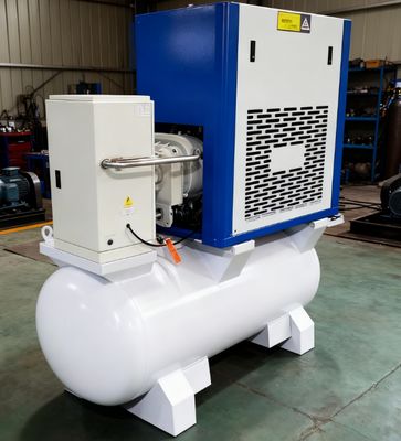 Compresseur d'air à vis 11kW 15CV avec sécheur et réservoir pour la découpe laser